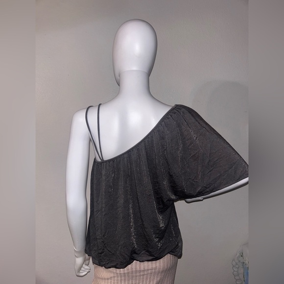 One Shoulder Top with beaded spaghetti strap. - Picture 2 of 9